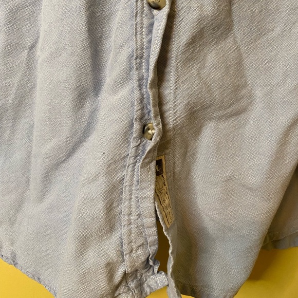 Hurley Women’s Button Down Casual Long Sleeve Light Blue - Picture 4 of 10